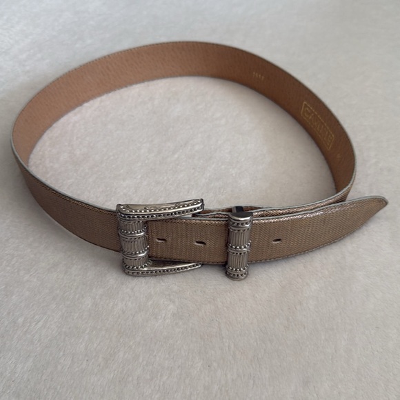 {VTG} Carlisle | Leather Belt Karen Callan Metal Buckle 1613 (M) - Picture 3 of 16